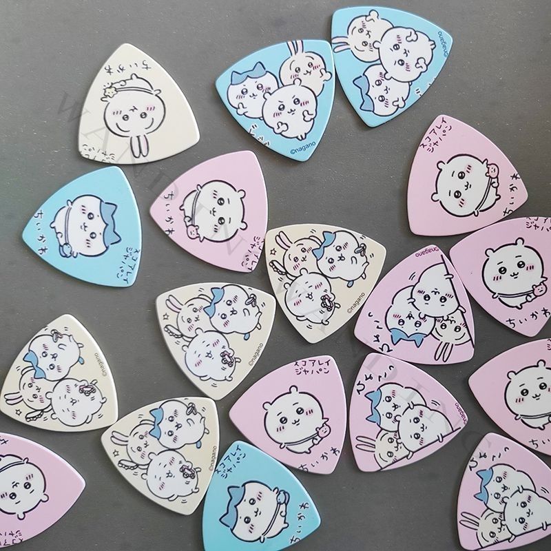 Electric Guitar Pick Pack - Palhetas de Guitarra Triangulares Chiikawa em