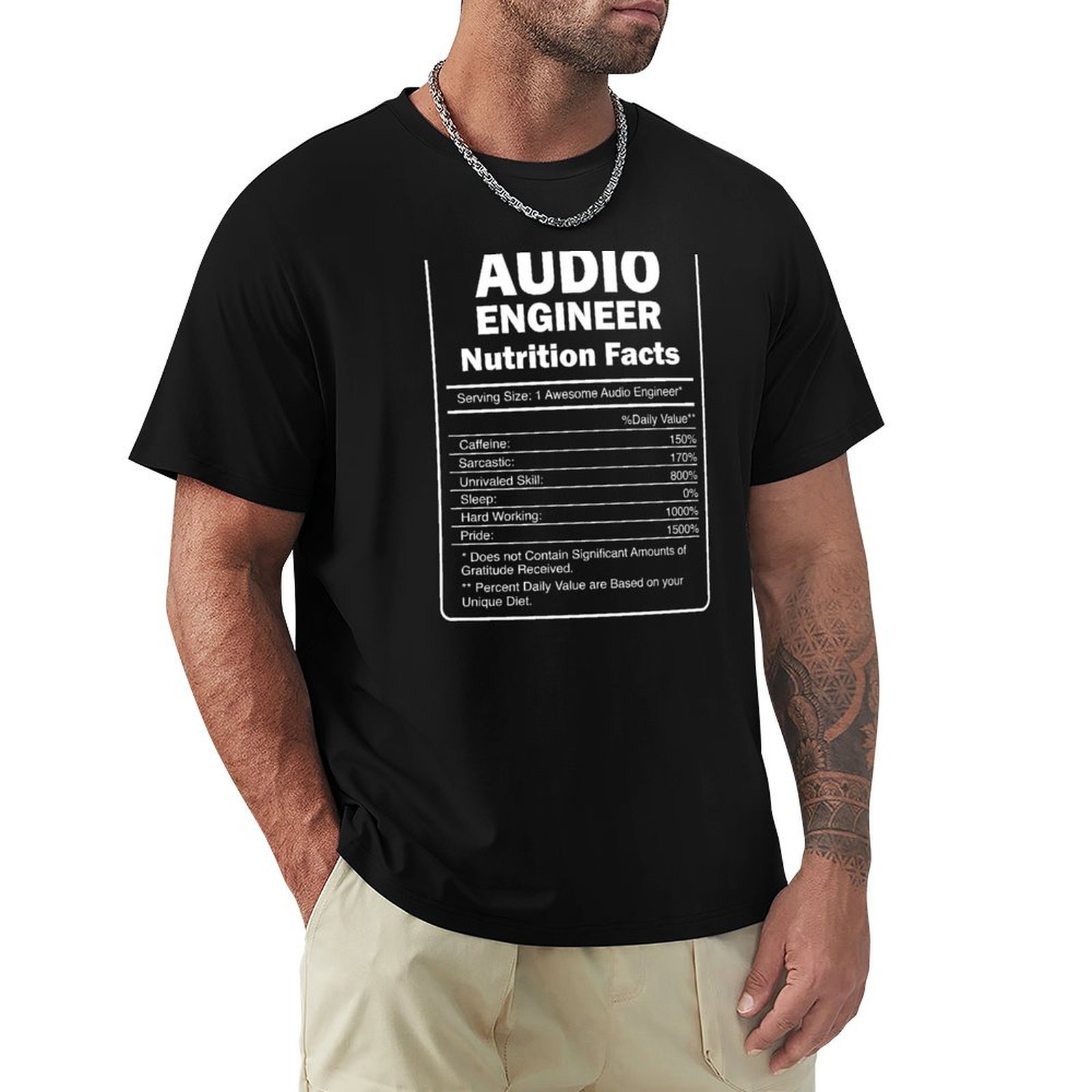Audio Music Production - Camiseta de Engenheiro de Som para