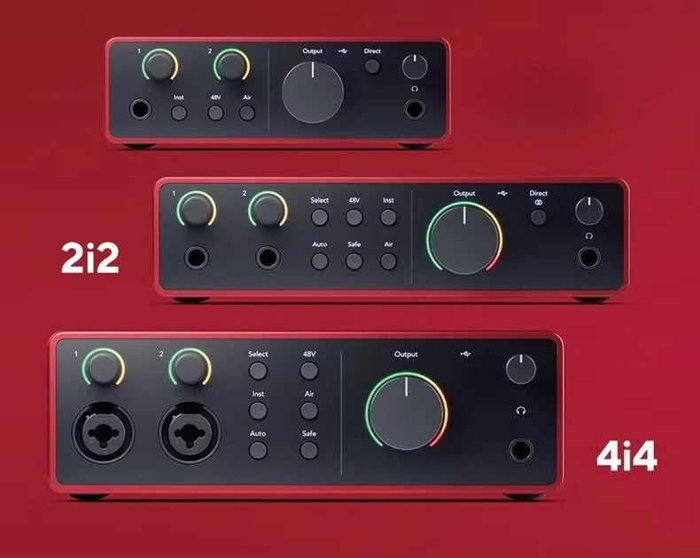 Audio Music Production - Placa de Som Forster Scarlet para