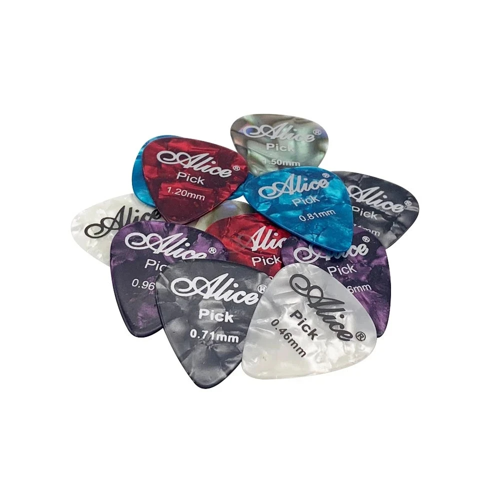 Electric Guitar Pick Pack - Alice guitarra palhetas 6 peças celulóide