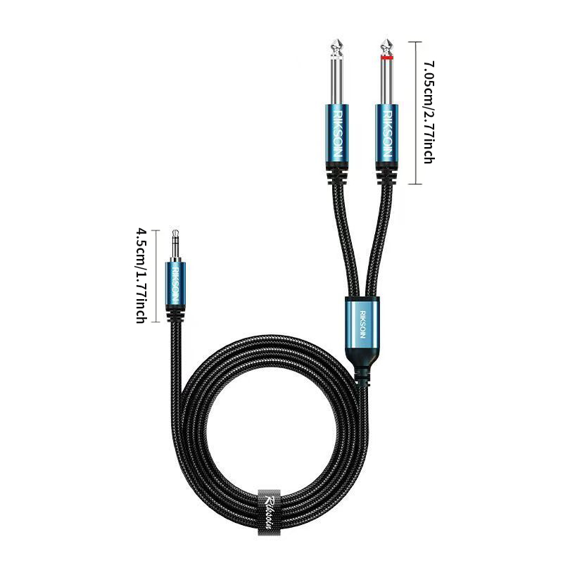 Cabo Adaptador de 3,5mm TRS pa - Audio Music Splitter avaliação e preço
