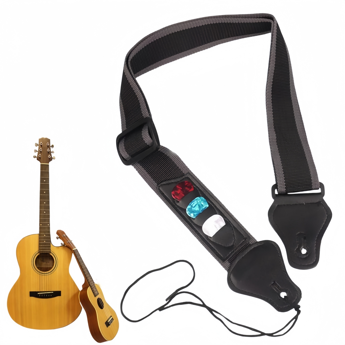 Correia de guitarra de couro P - Electric Guitar Pick Pack avaliação e preço