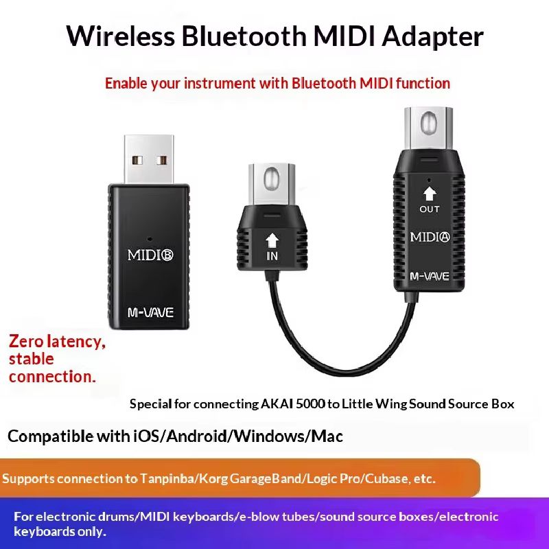 Em Estoque: Adaptador Midi Sem - Audio Music Production avaliação e preço