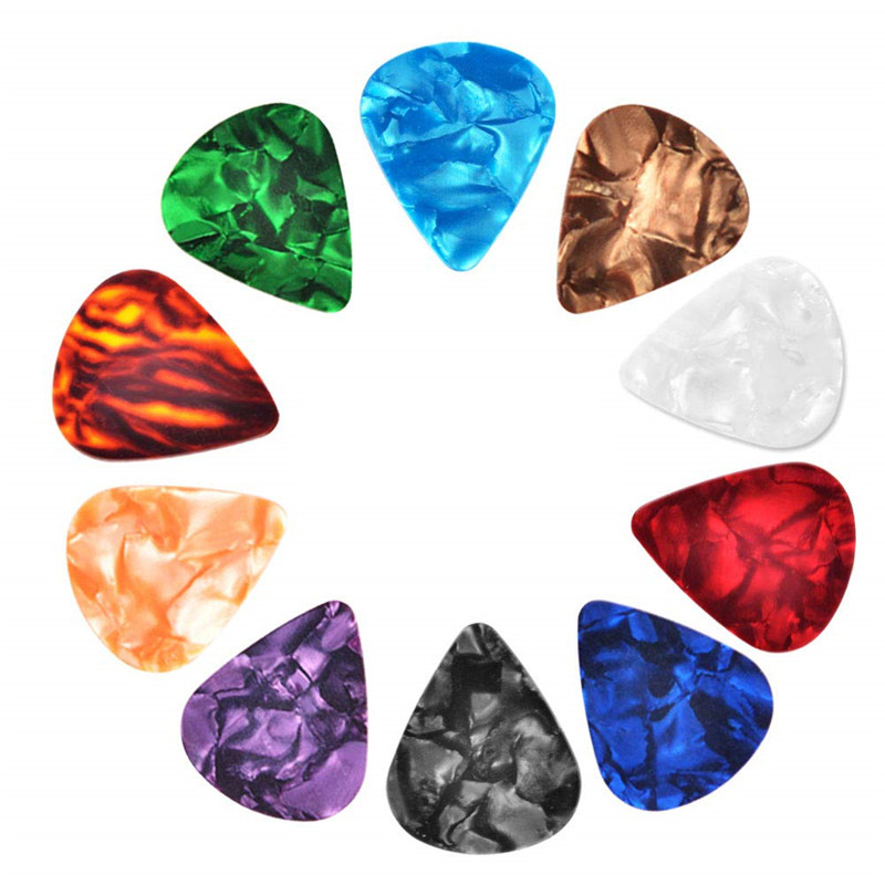 50 e 100 peças novas palhetas  - Electric Guitar Pick Pack avaliação e preço