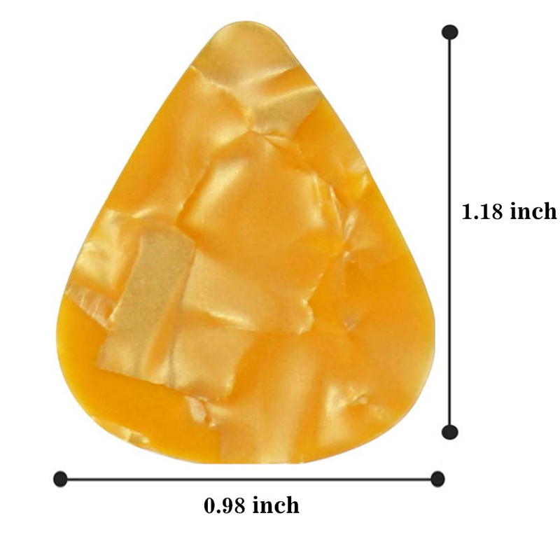 50 e 100 peças novas palhetas  - Electric Guitar Pick Pack avaliação e preço