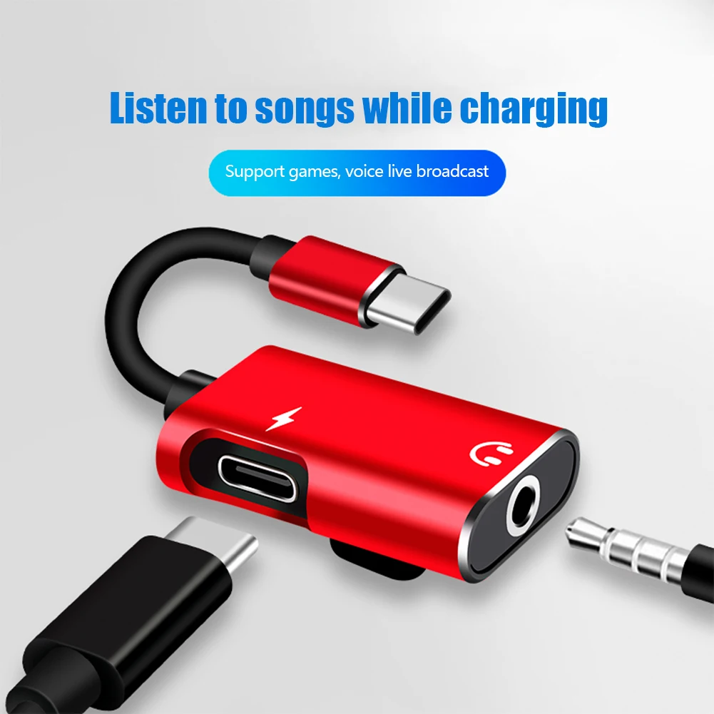 Adaptador 2 em 1 USB-C para Ja - Audio Music Splitter avaliação e preço