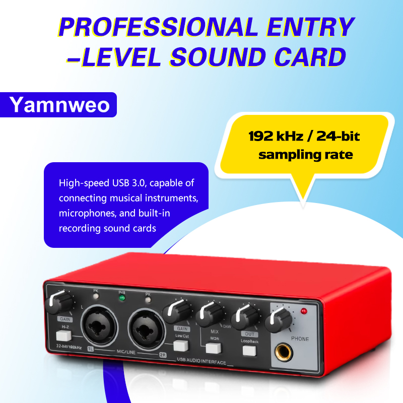 YAMNWEO MD21 Interface de Áudi - Audio Music Production avaliação e preço