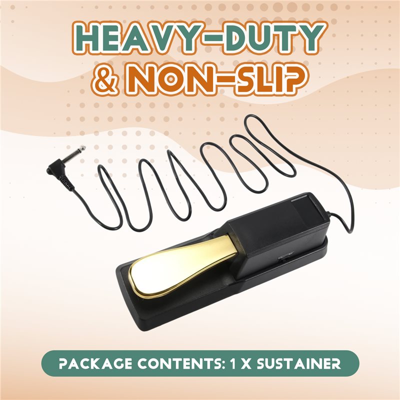 Y67A-Pedal de sustain universa - Piano Sustain Pedal avaliação e preço