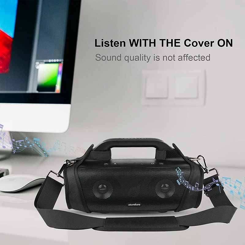 Estojo de transporte com alça  - Anker Speaker Soundcore Motion+ avaliação e preço