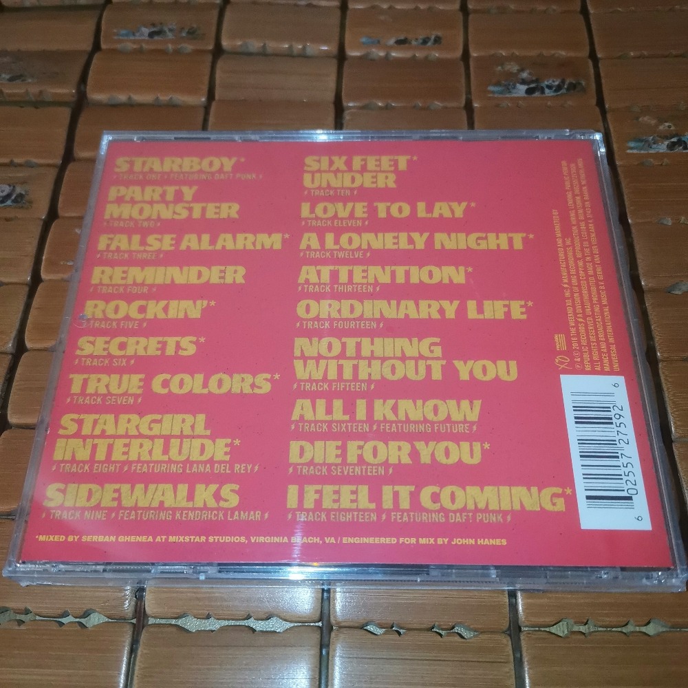 Álbum The Weeknd Starboy CD Sy - Audio Music New Song avaliação e preço