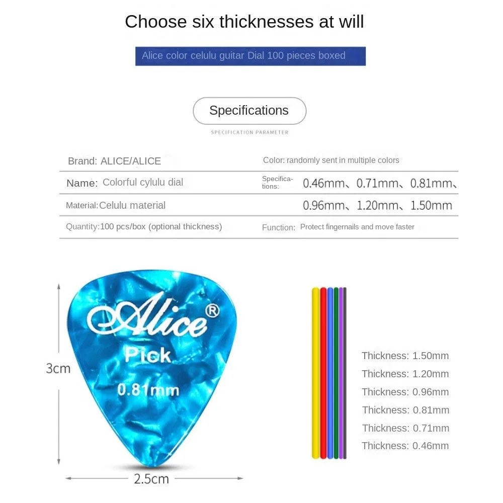 Alice guitarra palhetas 6 peça - Electric Guitar Pick Pack avaliação e preço